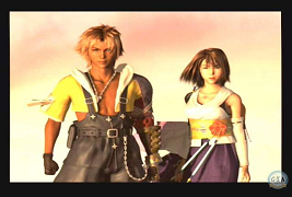Tidus, le héros, et Yuna, la jeune invocatrice, un duo...spécial...